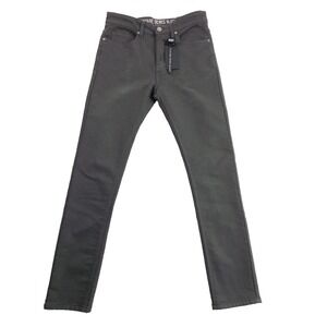 Vintage Genes Black Jeans Men's 30x32 Black French Terry Denim Stretch NWT NEW